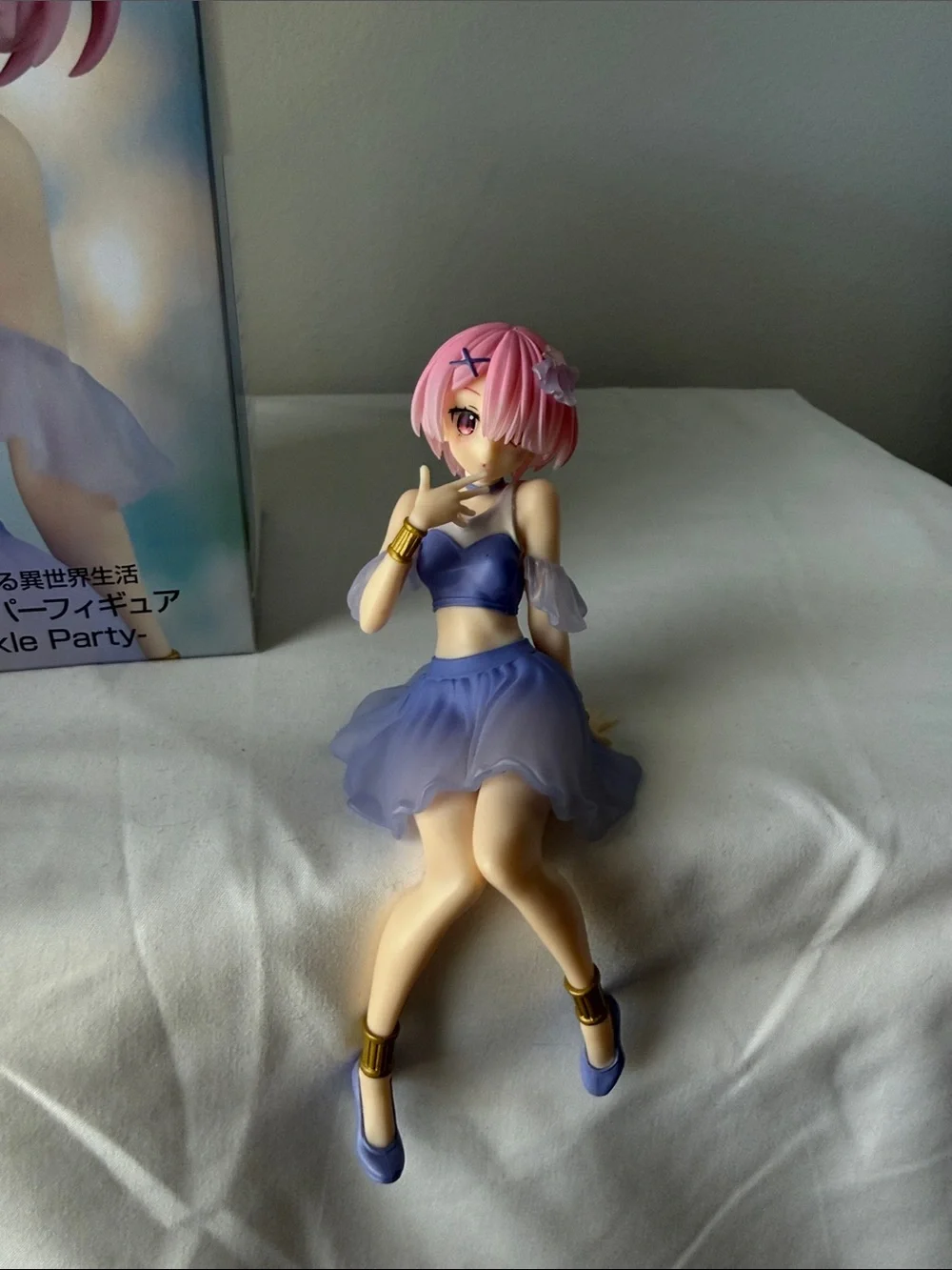 ❌ Re:Zero Starting Life in Another World Ram Twinkle Party Noodle Stopper Figure